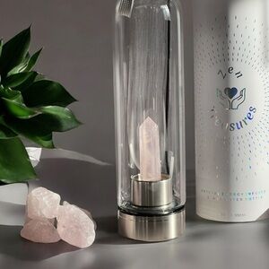 Zen Treasures Crystal Infused Water Bottle